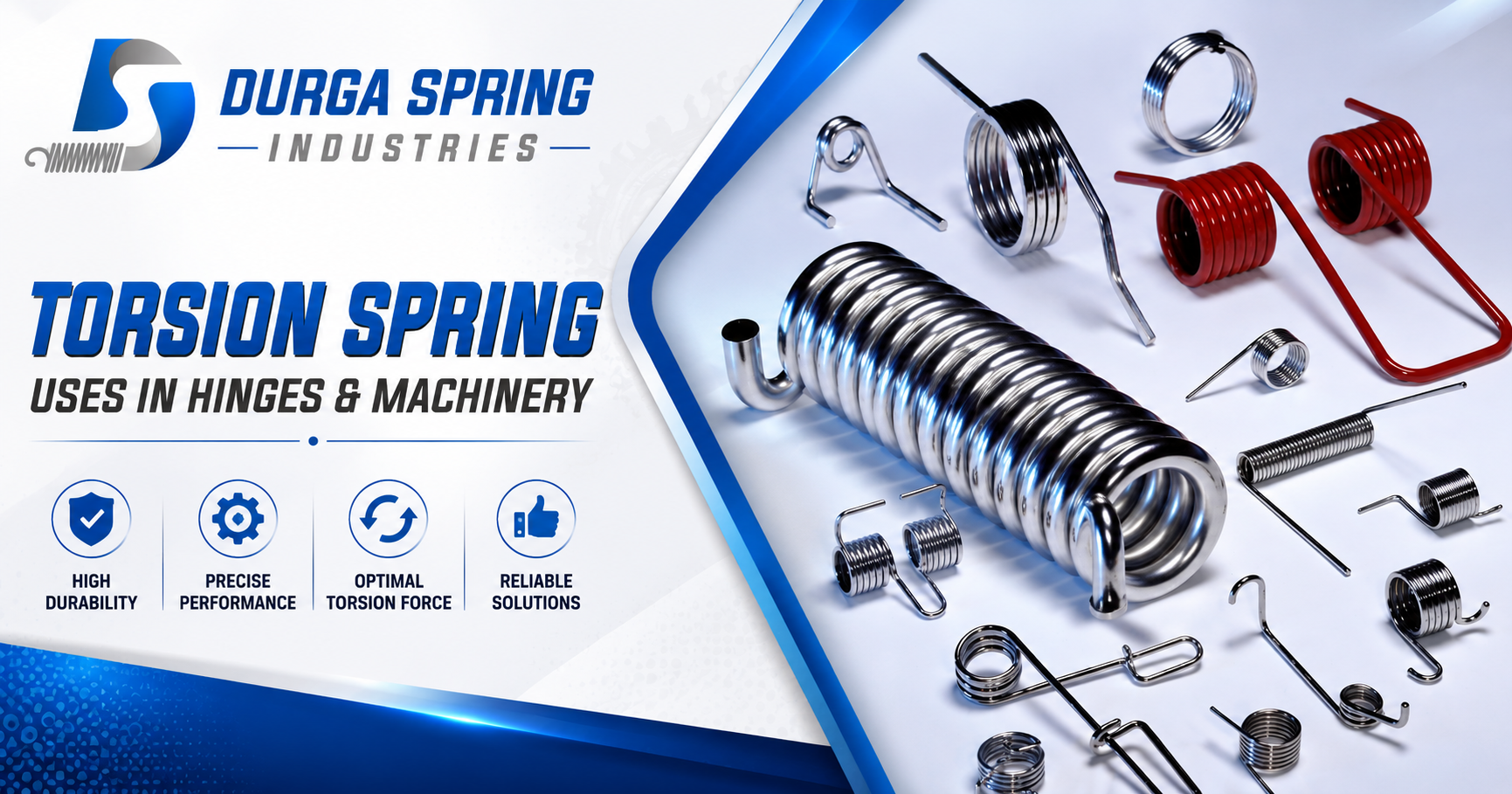 Torsion Spring Uses in Hinges and Machinery