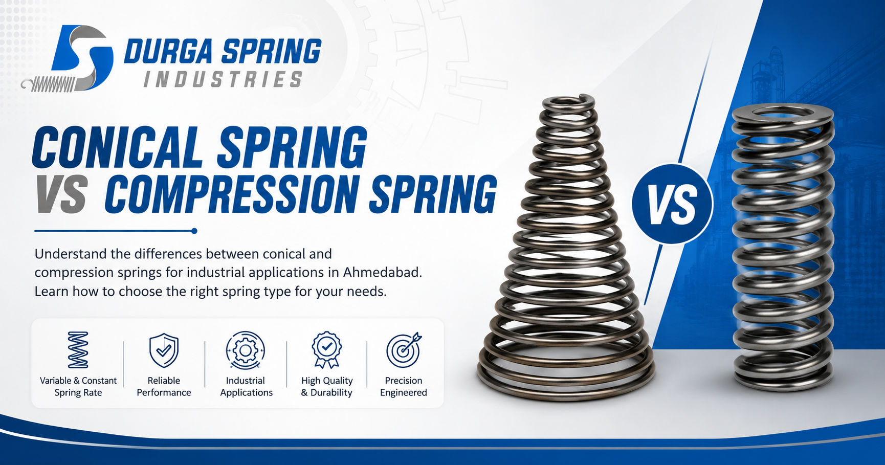 Conical Spring vs Compression Spring